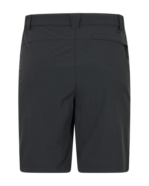 Mountain Warehouse Gray 'Wander' Packaway Shorts Quick Drying Uv50 Protection Travel Short Pants Polyamide for men