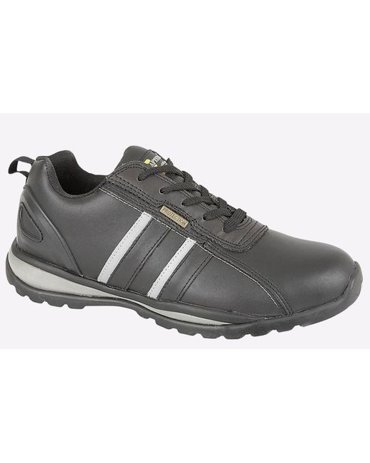 Grafters Gray Delta Safety Trainers for men