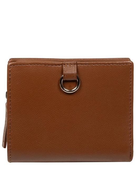 NiNa Amora Brown 'Mariana' Leather Purse