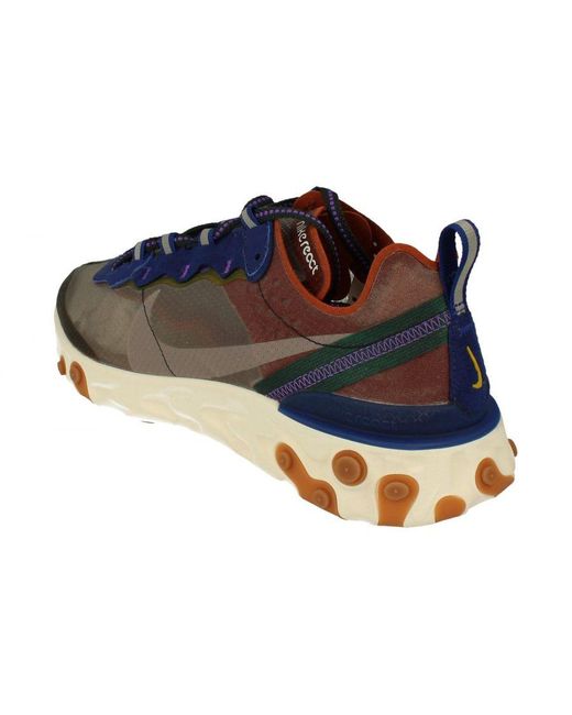 Nike Blue React Element 87 Trainers for men