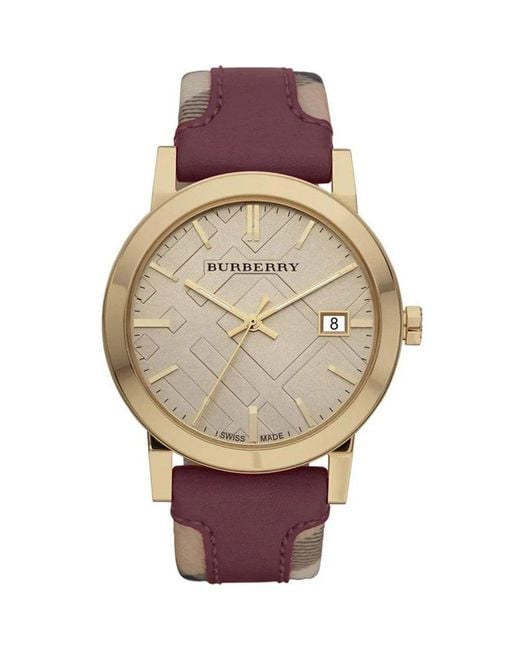 Watch Burberry Damenuhr Leder Burberry Ladies Watch The Classic