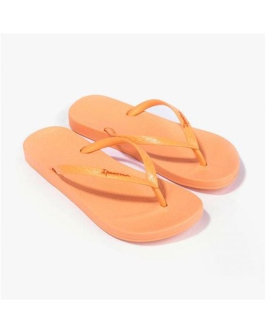 Ipanema Orange Anatomic Colors Ladies Vegan Flip-Flops Peach