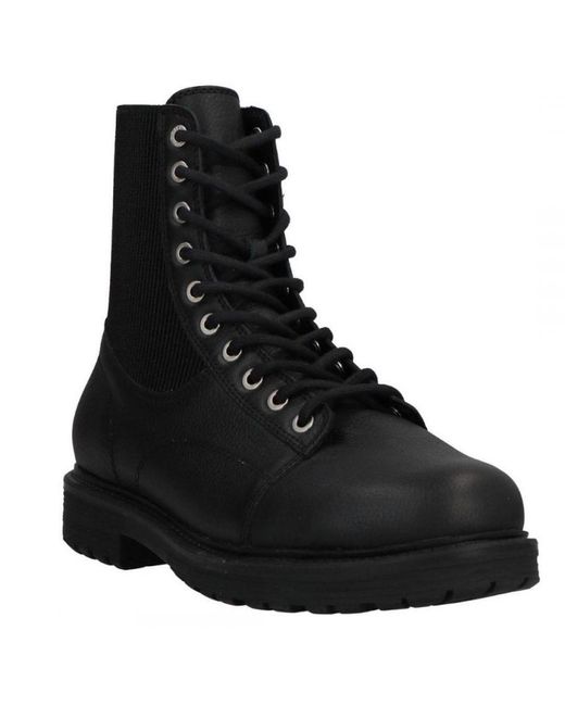 DIESEL Black D-Alabhama Ec Ankle Boots for men