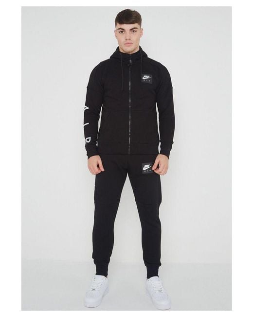 Nike Blue Air Zip Through Tracksuit Set Cotton for men