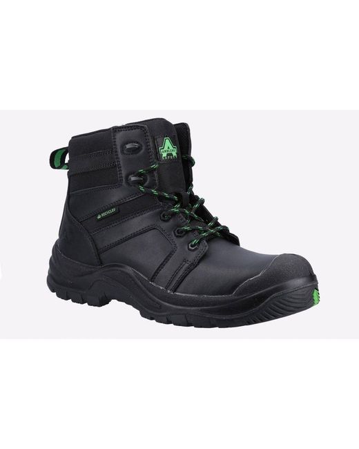 Amblers Safety Black 502 Leather Boots for men