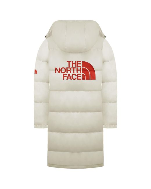 The North Face White Sierra Duster Parka Jacket Nylon