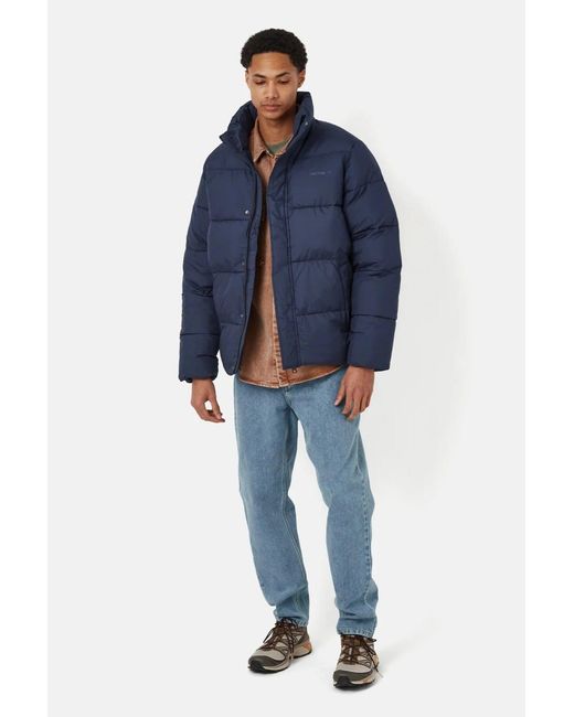 Carhartt Blue Doville Puffer Jacket for men