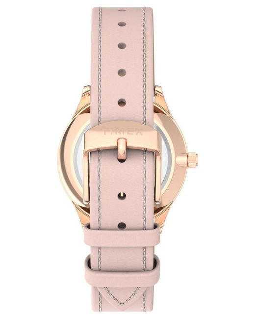Timex Pink Dress X Bcrf Watch Tw2V95700 Leather (Archived)
