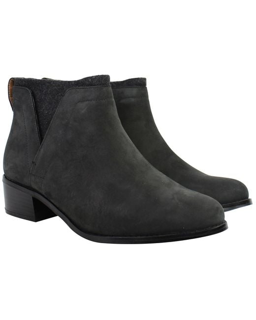 Vionic Black Hope Joslyn Boots Leather