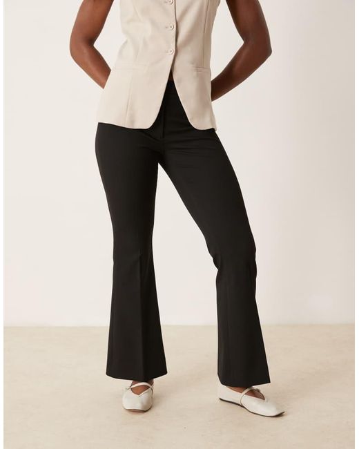 Abercrombie & Fitch Natural Low Rise Bootleg Trousers