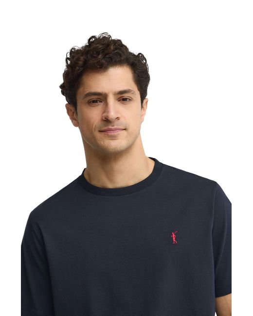 POLO CLUB Blue Short Sleeve Crew Neck T-Shirt for men