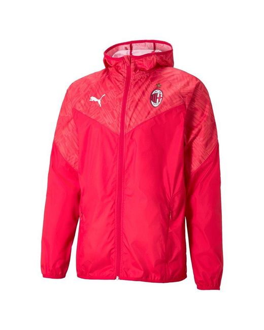 PUMA Red Ac Milan 2020-21 Warmup Jacket for men
