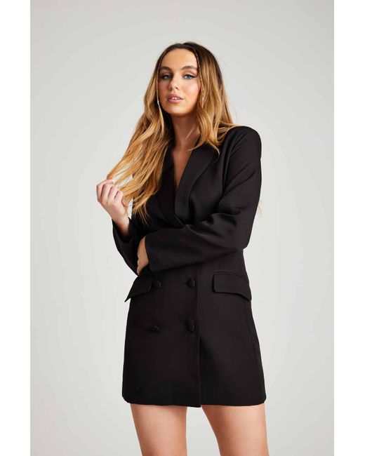 Urban Bliss Black Slim Fit Blazer Dress