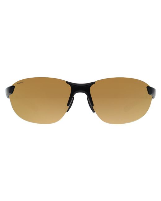 Smith Brown Rimless Matte Mirror Polarized & Bonus Ignitor Parallel 2
