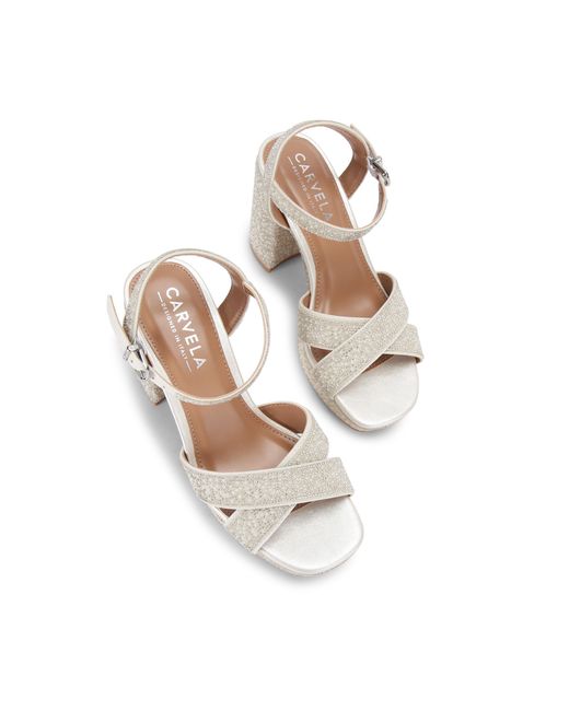 Carvela Kurt Geiger White Sonata Sandals