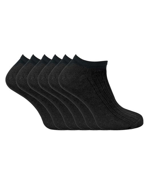 Sock Snob Black 100% Cotton Ankle Socks for men
