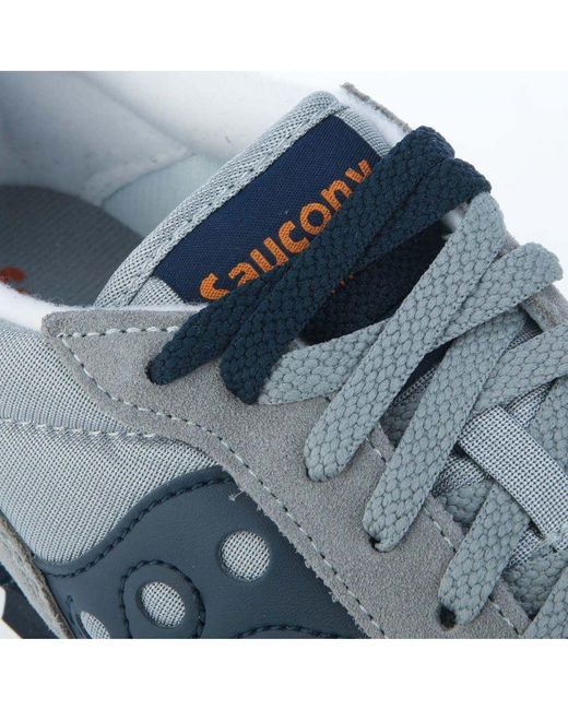 Saucony Men's Shadow Original Trainers In Grey in het Blue voor heren