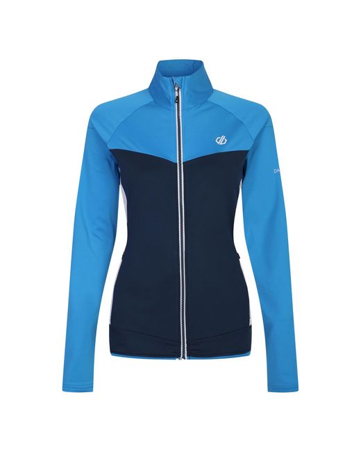 Dare 2b Blue Ladies Elation Ii Core Stretch Recycled Fleece (Moonlight Denim/Swedish)