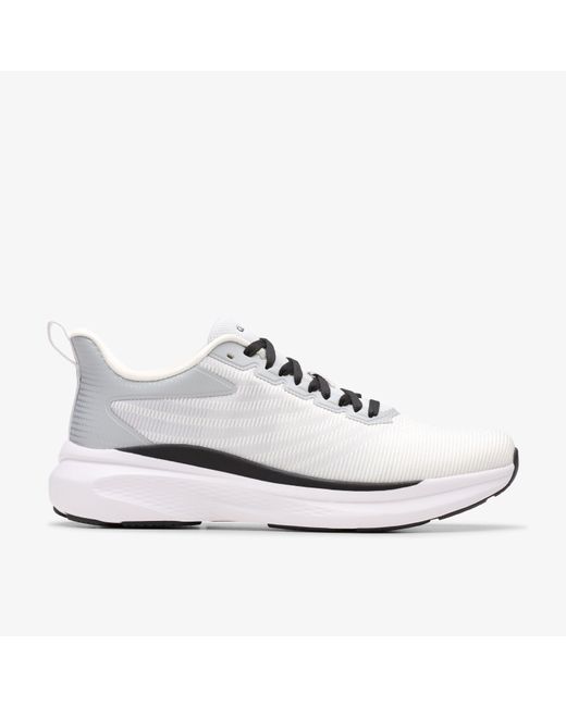 Clarks White Sprint Lace Standard Fit for men