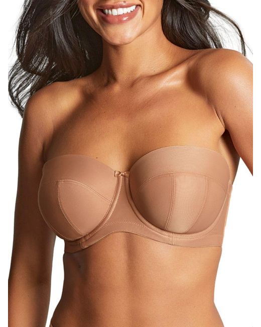 Panache Brown Alice Balcony Strapless Bra