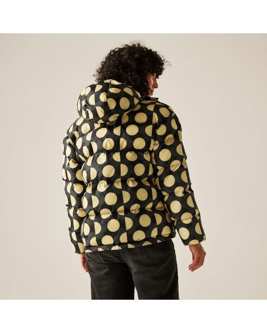 Regatta Green Orla Kiely Oversized Warm Winter Padded Jacket Coat