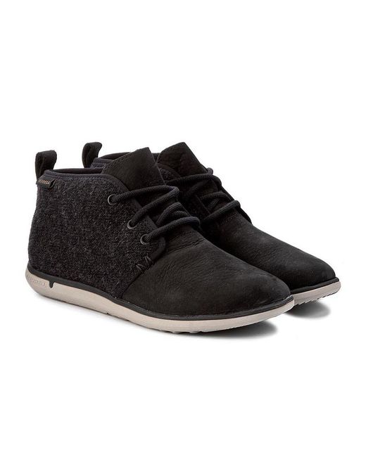 Merrell Black Duskair Maui Chukka Boots Nubuck Leather