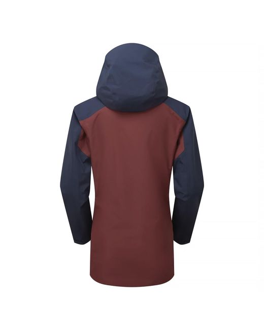 Sprayway Blue Ladies Waterproof Gore-Tex Hooded Hiking Jacket Rain Shell Coat With Pockets