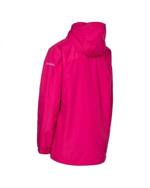 Trespass Pink Ladies Nasu Ii Waterproof Shell Jacket