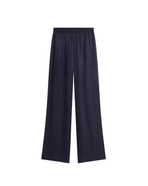 Ted Baker Blue Vinca Cupro Wide Leg Trouser