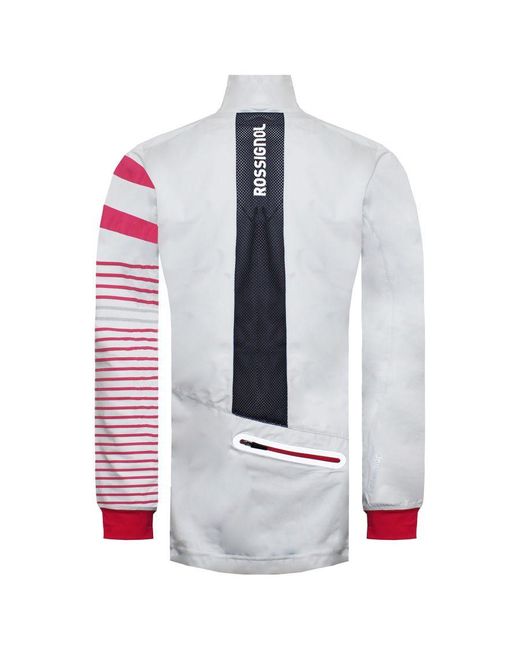 Rossignol White Long Sleeve Zip Up/ Ski Softshell Jacket Rlfwj22 100