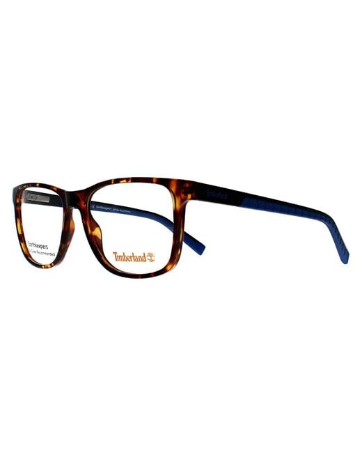 Timberland Brown Square Dark Tortoise Tb1712 for men
