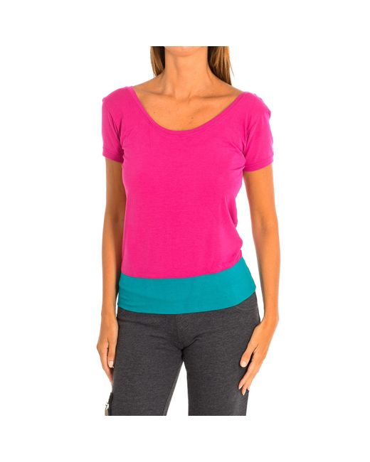 Zumba Red Sports T-Shirt With Short Sleeves Z1T00321
