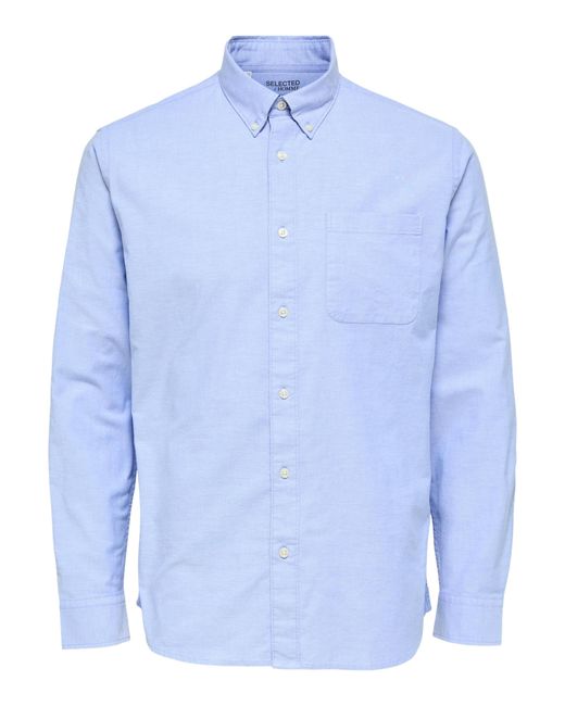 SELECTED Overhemd in het Blue voor heren