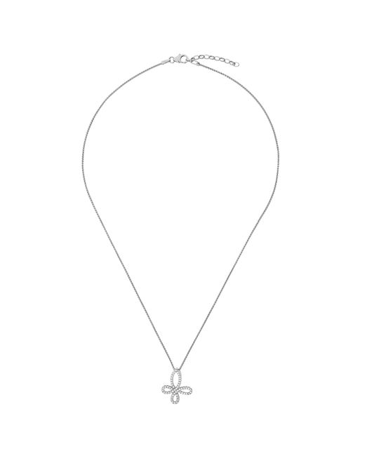 Orphelia Metallic 925 Sterling Chain With Pendant