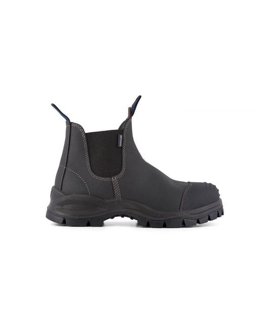 Blundstone Black #910 Steel Toe Chelsea Boot