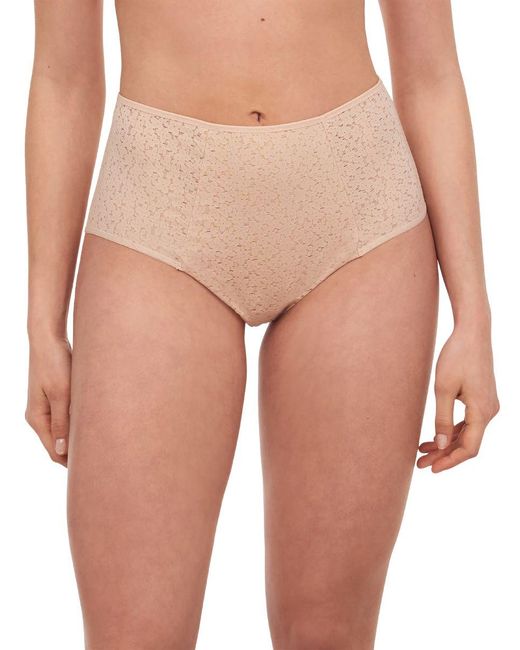 Chantelle Natural Easy Feel Norah High Waisted Covering Full Brief