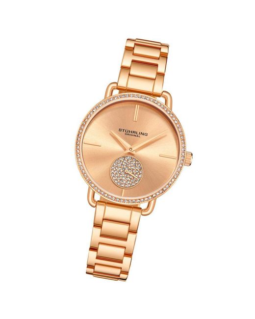 Stuhrling Metallic Astraea Quartz 38Mm
