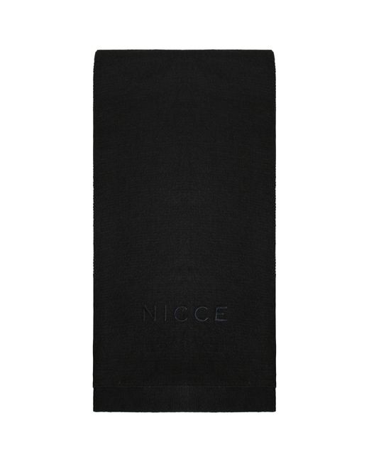 Nicce London Black Mini Mercury Scarf for men