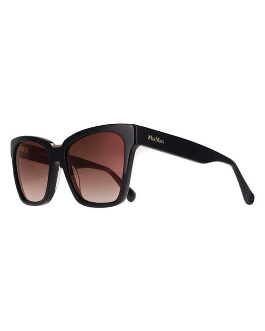 Max Mara Brown Cat Eye Shiny Gradient Mm0089 Spark3