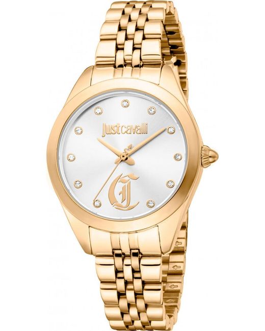 Just Cavalli Metallic Jc1L309M0055 Ladies Glam Chic Luna Watch