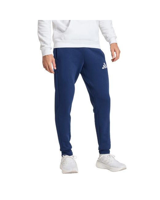 Adidas Blue Entrada 26 Sweatpants Fleece Tracksuit Bottoms Jz9140 for men