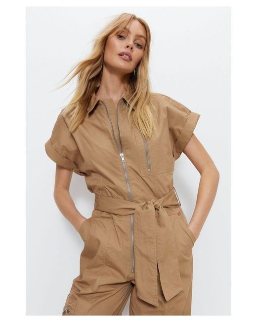 Warehouse Natural Utility Tie-Up Boilersuit