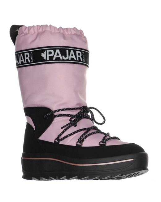 Pajar Black Galaxy Pink Snow Boots