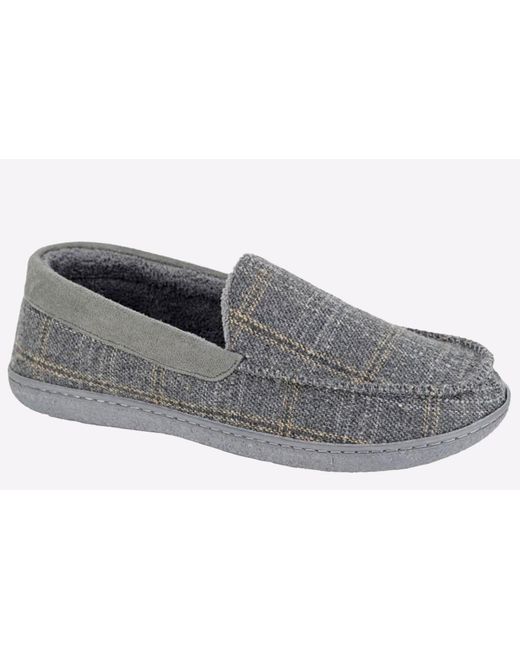 Zedzzz Gray Neville Moccasin for men
