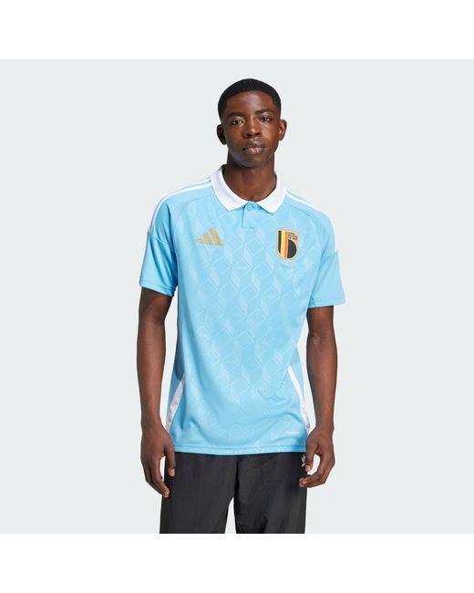 Adidas Originals Blue Belgium 24 Away Jersey for men
