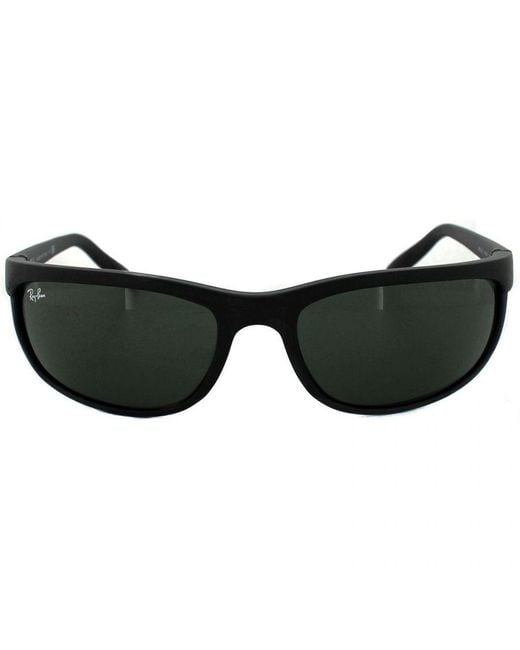 Ray-Ban Black Wrap Matt Sunglasses for men