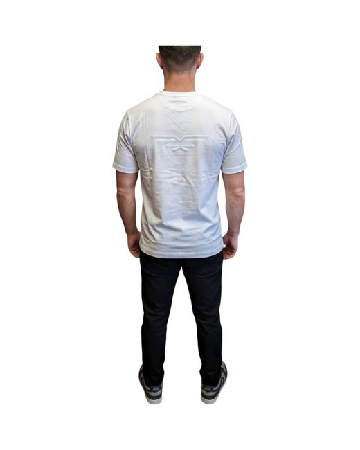 Tommy Hilfiger Blue 887 Police Pure 19 A T Shirts Crew Neck Short Sleeve Casual Summer Tee for men