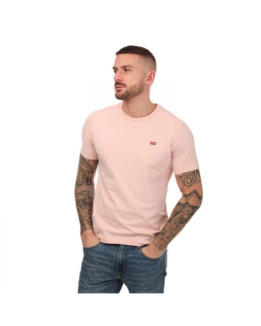 Levi's Pink Levi'S Original Housemark T-Shirt for men