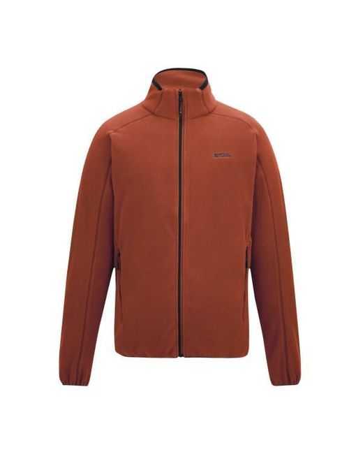Regatta Red Hadfield Full Zip Fleece Jacket (Brick) for men