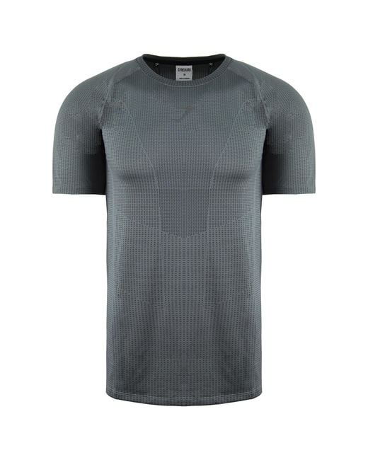 GYMSHARK Gray Apex Perform T-Shirt for men
